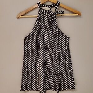 NWT LOFT Adjustable Tie Neck Halter Tank Top